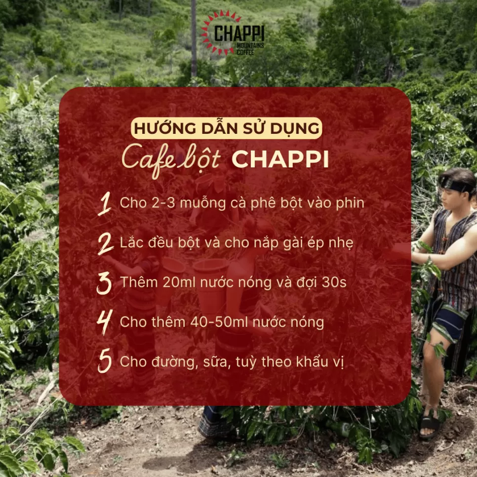 CÀ PHÊ BỘT BLEND HÒA QUYỆN (vị pha trộn đậm đắng và thơm của Robusta và Arabica)